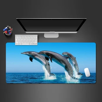 

Best Selling Happy Dolphin Mouse Pad High Quality Mouse Mat Game Team PC Game Computer Keyboard Game Mats Christmas Gifts