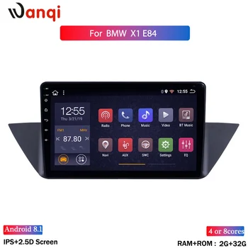 

Wanqi Android 8.1 10.1 inch Autoradio Car GPS navigation Unit Player for 2009 2010 2011 2012 2013 BMW X1 E84 Radio Mirror Link