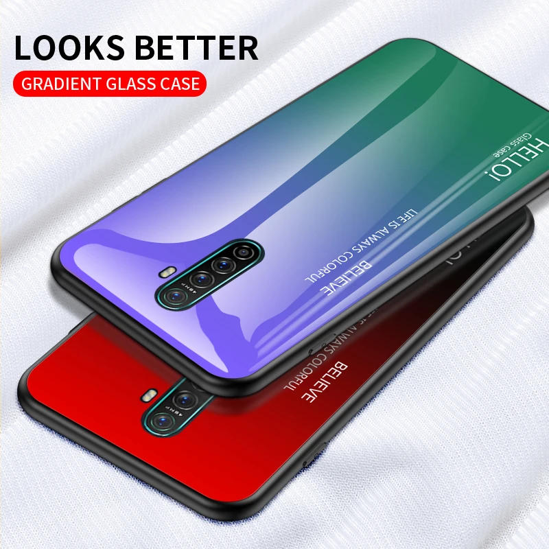 Oppo Reno Ace чехол 6 5 &quotРоскошная мраморная мягкая Противоударная задняя крышка из