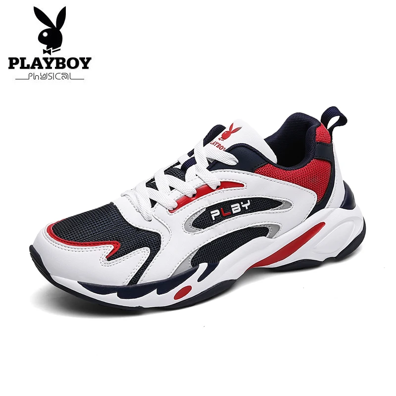PLAYBOY/Новинка; Повседневная обувь; мужские кроссовки; Мужская обувь; удобная мужская обувь на плоской подошве; модная обувь для прогулок и отдыха; Tenis Masculino; PL615146