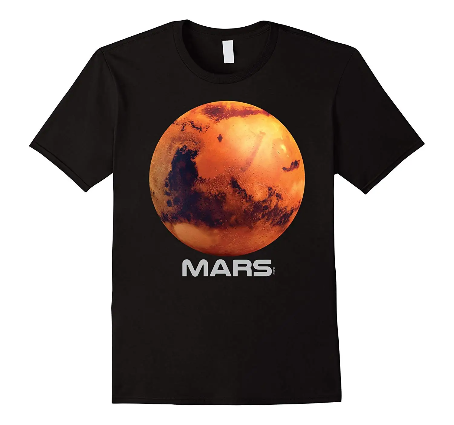 2019 модная мужская футболка Марс рубашка солнечная система планета Футболка 100%