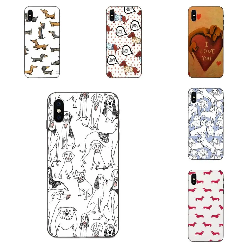 

Alpha Dachshund Silhouette Dog TPU Case Protective For Xiaomi Redmi Note 3 3S 4 4A 4X 5 5A 6 6A 7 7A K20 Plus Pro S2 Y2 Y3