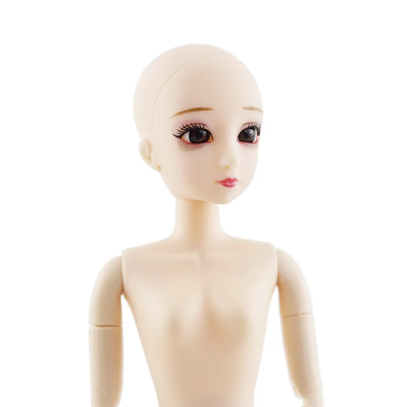 1/6 BJD куклы аксессуары голова Макияж DIY кукла с 20 подвижных шарнирных тела женская обнаженная Модная Кукла для девочек