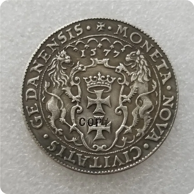 Польша: TALAR-CHRISTE Gedanensis DANZIG 1577 копия памятных монет-копии монет медаль коллекционные монеты