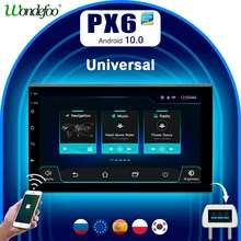 Universal PX6 2 DIN Android 10 car radio 2din Multimedia player autoradio car stereo auto audio GPS Navigation screen bluetooth