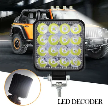 

4 Pcs 12V 48W LED Car Work Light Flood Beam Bar Car SUV ATV Off-Road Driving Light Spot Flood 16 Led SUV DRL Fog Lamp