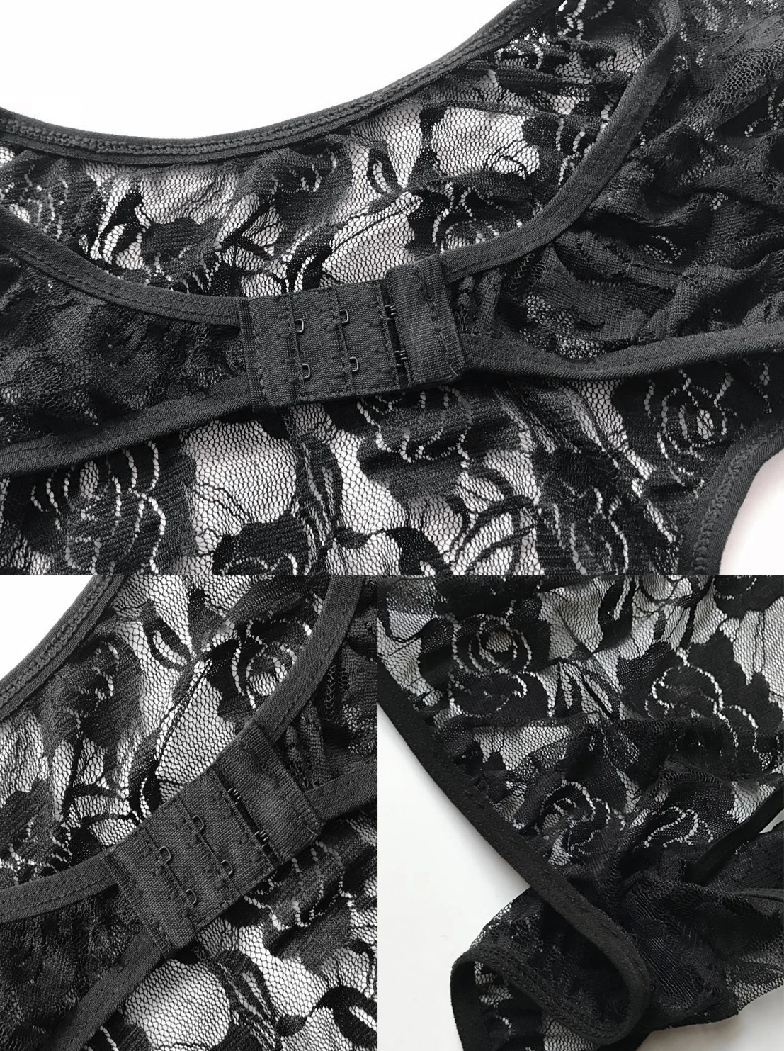 Сексуальное кружевное нижнее белье с длинным рукавом женское эротическое