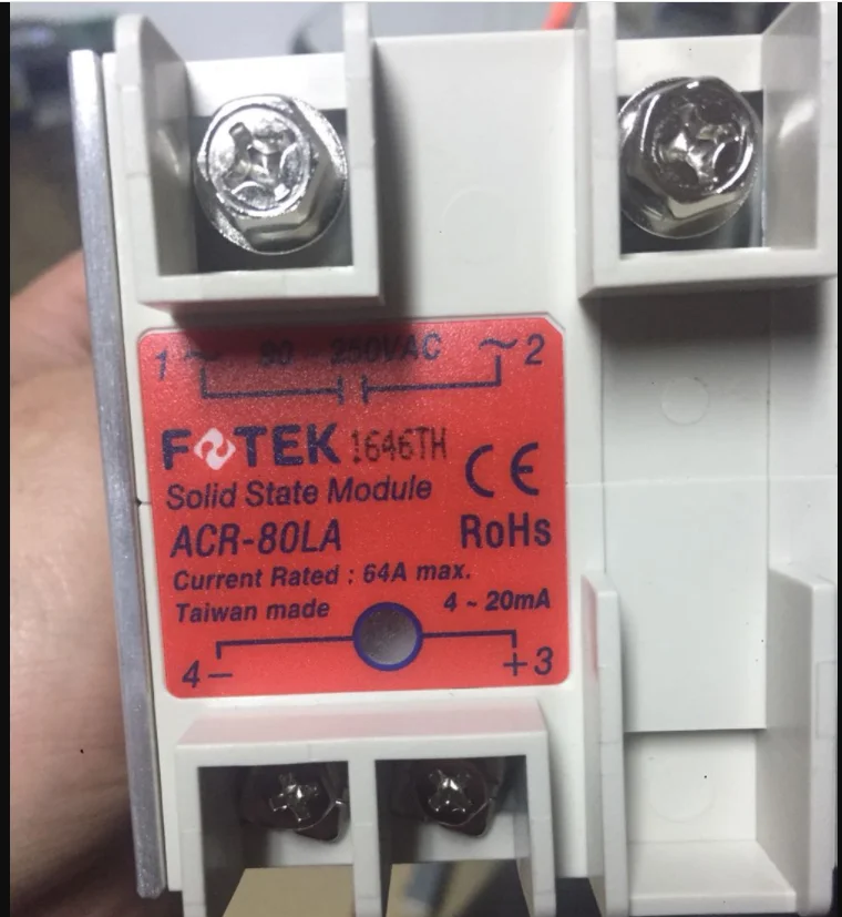 

Новый оригинальный мощный фоторегулятор FOTEK, Тайвань