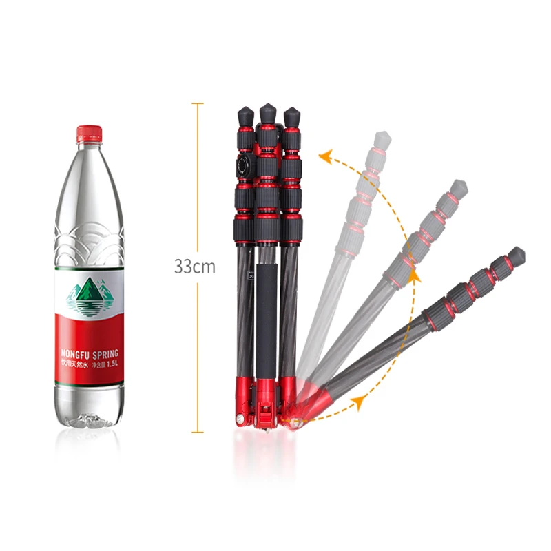 MC09 BENRO carbon fiber tripod SLR camera micro single bracket travel portable PTZ tripod set