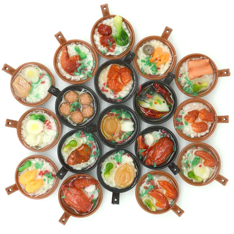 

2 Yuan Shop Hot Selling Model Earthenware Pot Keychain Pendant Yiwu Small Commodity Model Soup Rice Model Refridgerator Magnets