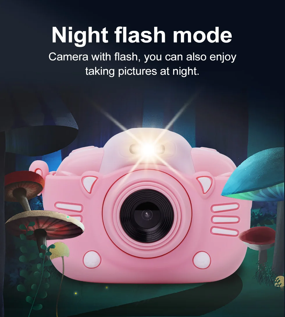 Minibear Children Camera For Kids Digital Camera For Children 1080P HD Video Camera Toy For Children Birthday Gift For Girl Boys