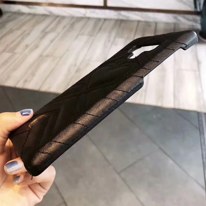 SYCASE роскошный GG кожаный чехол для телефона samsung S8 S9 S10 Plus Lite Note8 Note9 женский дизайнерский логотип Чехол