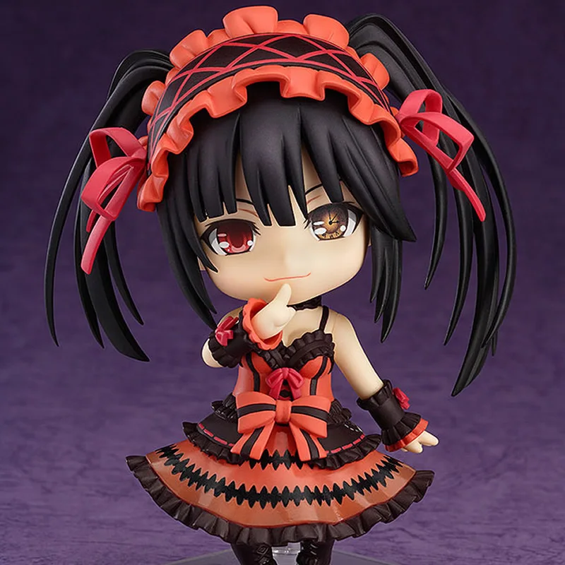 10 см оригинальное издание Nendoroid Дата A Live II: Kurumi Tokisaki ПВХ фигурка коллекция игрушка кукла с коробкой