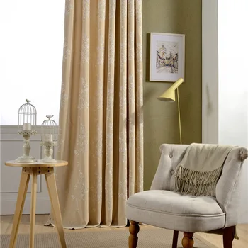 

Embroidered Curtains for Living Dining Room Bedroom Fabric
