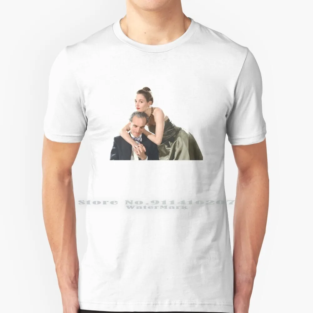 T-Shirt Con Filo Fantasma Alma E Reyn 100% Puro Cotone Filo Fantasma Reyn Woodcock Alma Paul Thomas Anderson 2017 2018