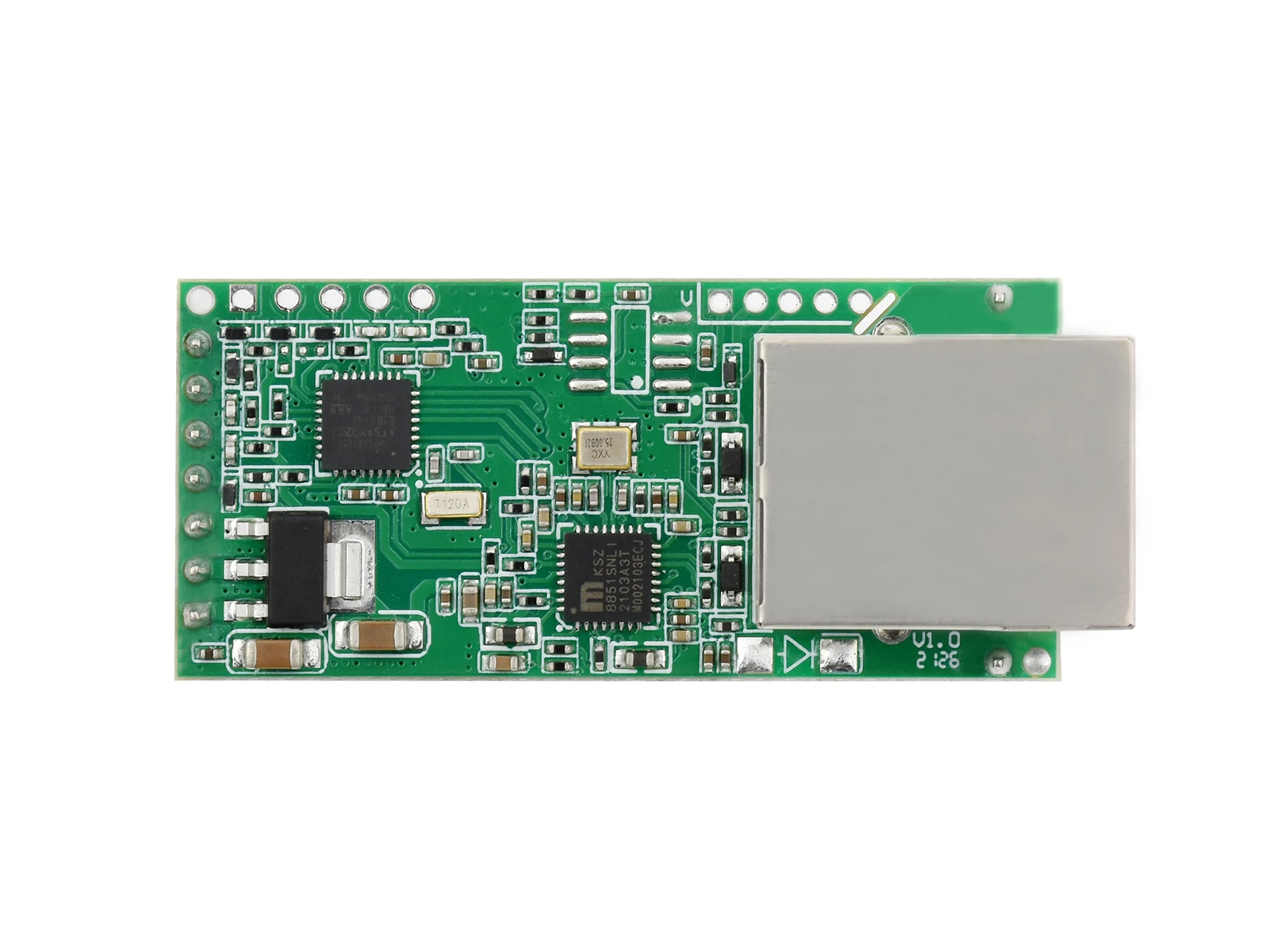 Waveshare UART TTL to ̴   M0 ø 32 Ʈ  μ 10/100M ڵ-MDI/MDIX ̴ ̽