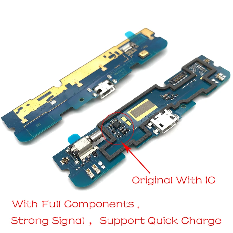 For Lenovo S856 Dock Connector Micro USB Charger Charging Port Flex Cable Board Replacement Parts