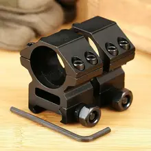 2 шт. ласточкин хвост рельс клип прицел кронштейн 25,4 мм две упаковки Picatinny Weaver Rail установка