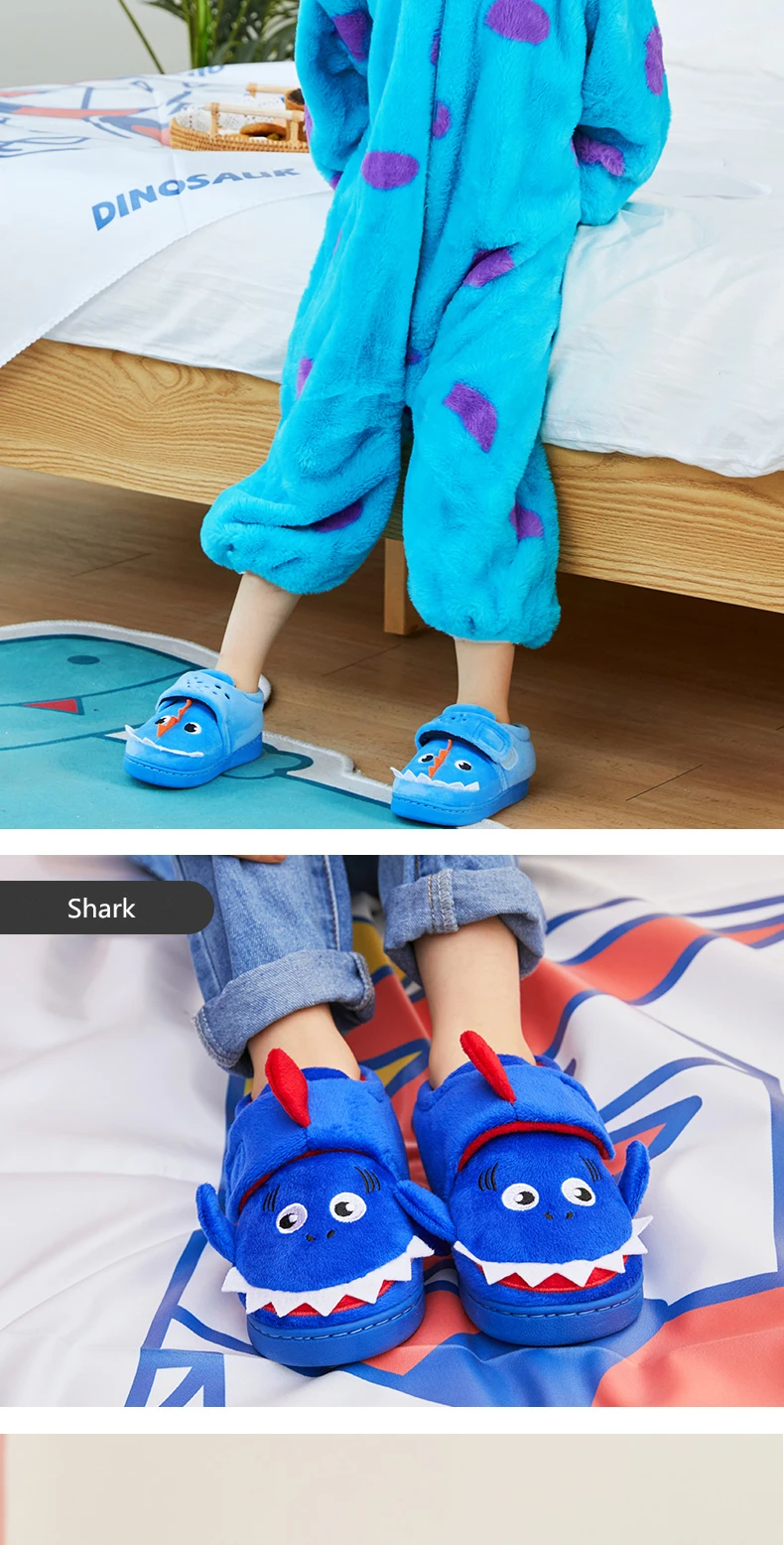 Kids Slippers Lovely Cartoon Kids Slippers Toddler Boys Girls Fluffy Warm Winter Shoes Cute Animal Tiger Home Slipper best children's shoes