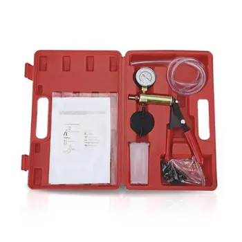 

Car Motorbike Self Vacuum Pump Screw Adapter With Vacuum Gauge Brake Bleeder Kit and Hand Held Vacuum Pump Tester
