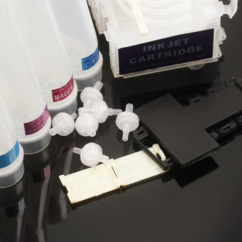 Impressora Epson R1390 Dtf Cartucho de Tinta Transparente de Cores a3 a4 R270 R330 R290 Sistema de Alimentação Contínua - Imagem 5