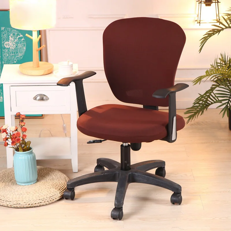 Чехол для компьютерного стула с принтом, эластичный раздельный чехол для кресла для дома, офиса J99Store
