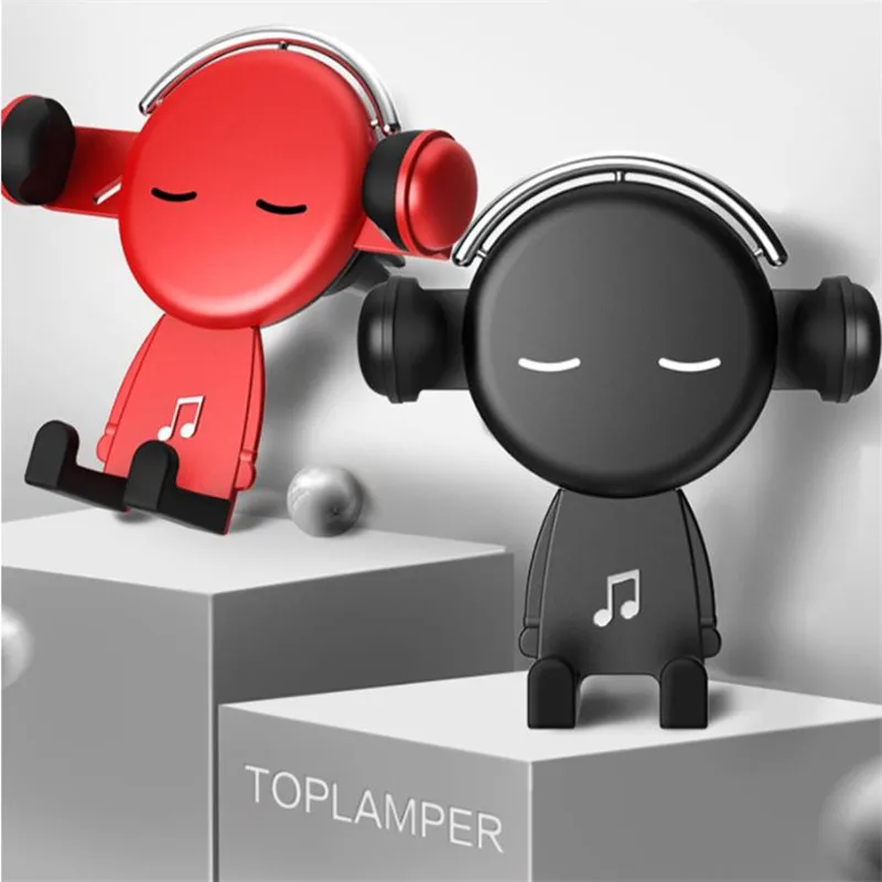 [ ] 10 шт. Автомобильный держатель для мобильного телефона Mr. Music Monkey с gps подставкой для IPhone Xiaomi huawei samsung