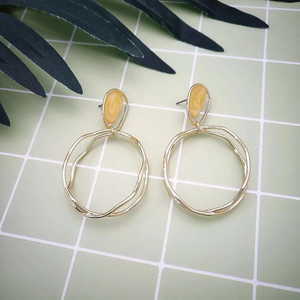 2020 NEW ARRIVALS GOLD EARRINGS FASHION JEWELRY WEDDING PARTY GIFTS FEMALE ACCESSORIES GOOD QUALITY | Украшения и аксессуары