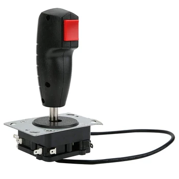 

9DVR Equipment Arcade Flight Joystick with Button Vibration Launch Joystick Joystick Handle