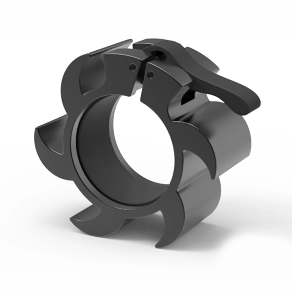 018Black ROEGADYN Gym Weights Бодибилдинг Быстрый замок одна пара штанги воротник замок гантели зажимы зажим Тяжелая атлетика штанга безопасный замок - Цвет: 018Black