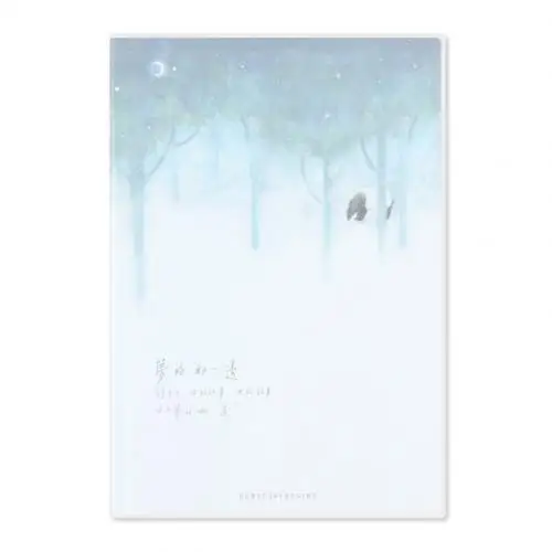 Green Tree Bear Медведь Дерево Печатный блокнот дневник рисунок граффити твердый переплет чистая бумага Блокнот пуля журнал Memo cuaderno de viaje - Цвет: Green Tree Bear