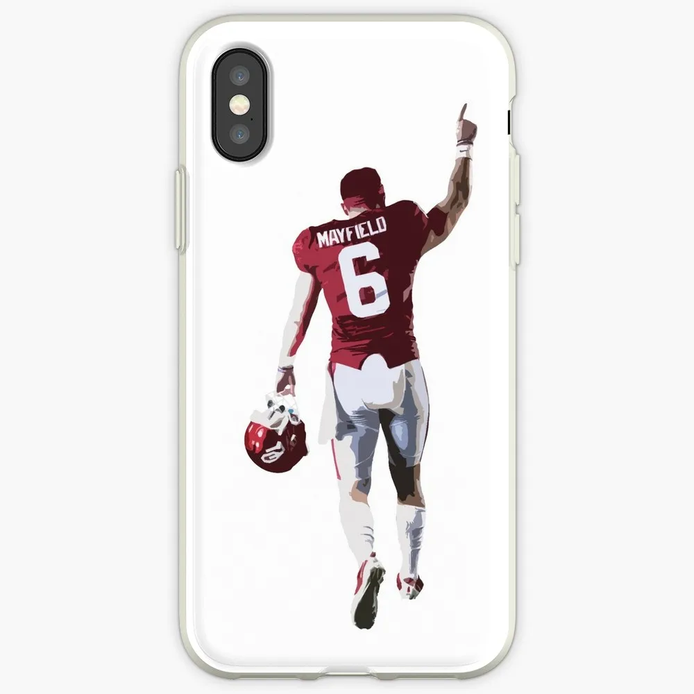 Baker Mayfield для iphone 11 X XS Max XR милый кот Том чехол 8 7 6 6S Plus Мягкий силиконовый