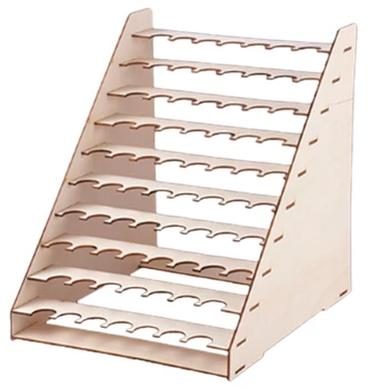 

65 Holes Paint Organizer Rack Color Bottles Paints Stand Rack Storage Tool