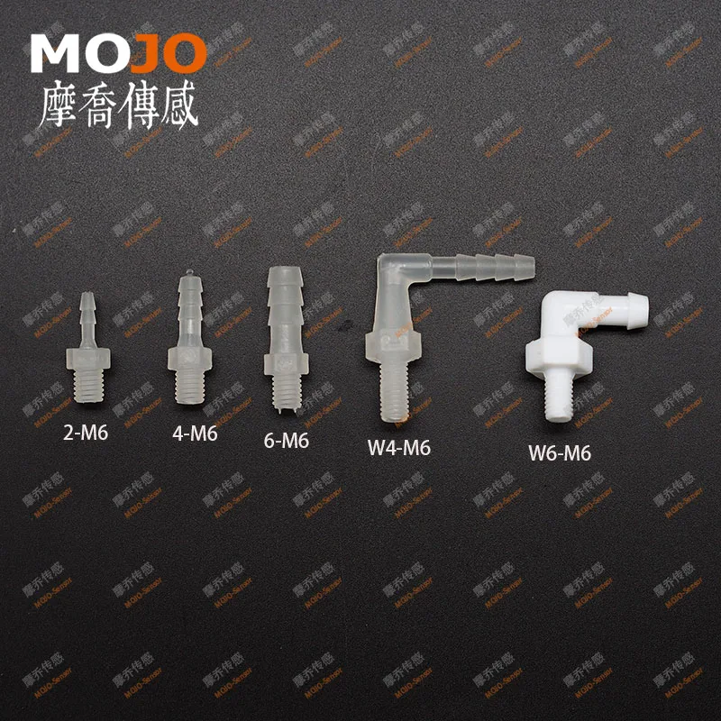 

2019 Free shipping MJ-W6-M6 Elbow pcb mounting connector fitting 10pcs