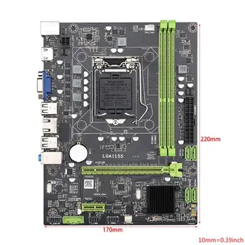 

H61 desktop motherboard LGA1155 for i3 i5 i7 CPU support ddr3 memory