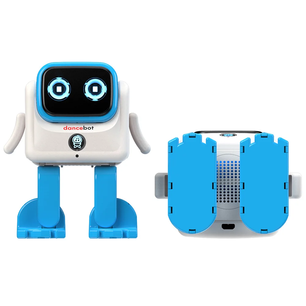 Dancebot AI Smart Robot Bluetooth RC Dancing Kids Toys Story Speaker 360 Degree Joint Children's Companion Intelligent Algorithm