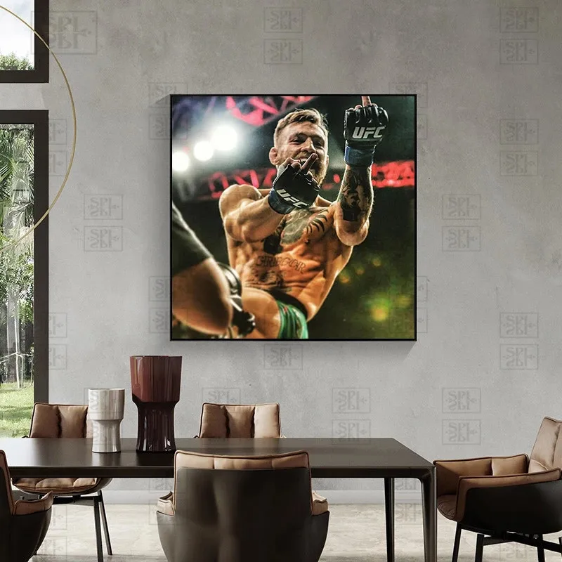 Conor Mcgregor Posters Irish Featherweight Championship Canvas Painting Modern Art Sport Picture Room Decoration Wall Art Decal
