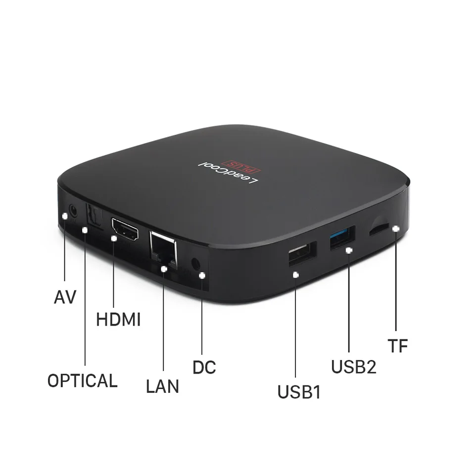 Leadcool Plus Tv Smart Box RK3229 4 ядра HDMI 2 0 Android 9 4K Ультра Media Player ГГц Wi Fi без