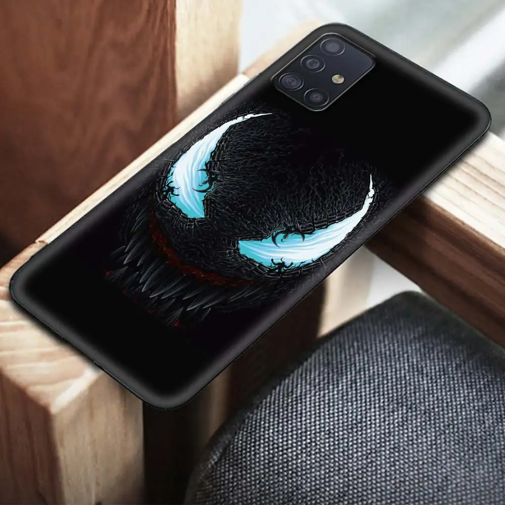 Phone Case For Samsung Galaxy A22 A51 A12 A71 A52 A72 A11 A41 A31 4G A32 A51 5G Soft Fundas Marvel Super Hero Venom