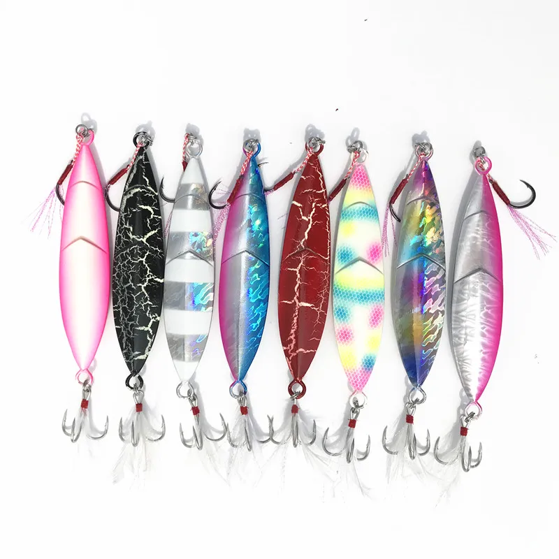 Angling 100g Slow Roll Bait Trolling Night Light Lead Fish Sea Oceans Shore Night Light Lure Sea Develop