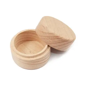 

DoreenBeads Wooden Jewelry Gift Boxes Round Natural Wood Color Carrying Cases Packing Displays 4 - 10.7cm , 1 Piece