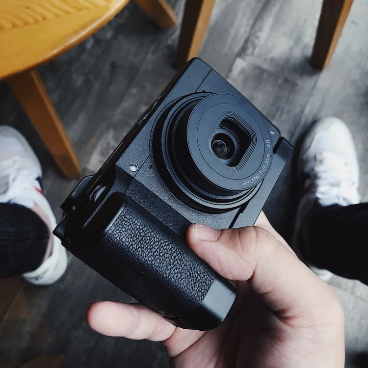 Алюминиевая ручка с кожаная наклейка Quick Release L пластина Кронштейн для RICOH GR3 GRIII