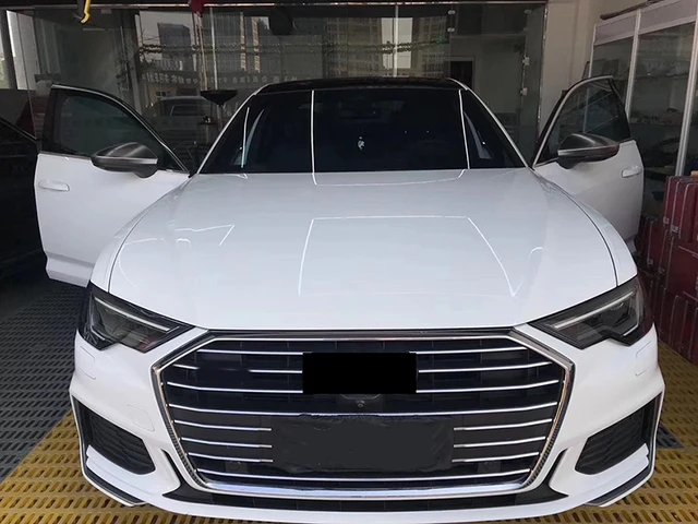 Auto Spiegel Abdeckung Für Audi NEUE A6 C8 A7 A8 D5 2018 2019 Auto Seite  Rückspiegel Abdeckung Ersetzen seite abdeckung Silber matt Rück - AliExpress