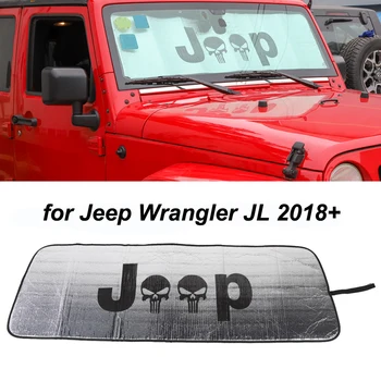 

Auto Car Sun Shade Sunshade Car Window Windscreen Sun Visor Covers Car Solar Protection for Jeep Wrangler JL Accessories