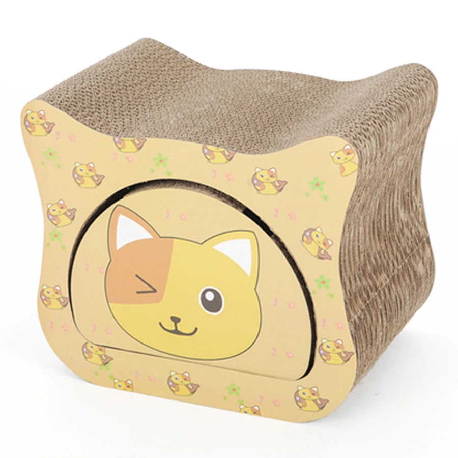 

Cat Scratcher Board House Toy Scratch Bed Set Corrugated Paper Claws Amusement Bed Funny Nail Scraper Chaton Cat Stuff 20WG58