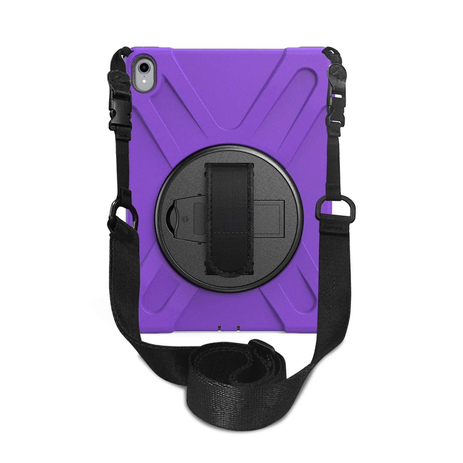 Buccaneer PC и силиконовый кожаный чехол для Apple ipad 9,7()/ipad 9,7() мягкий чехол с веревкой для ipad 9,7 чехол - Цвет: Purple