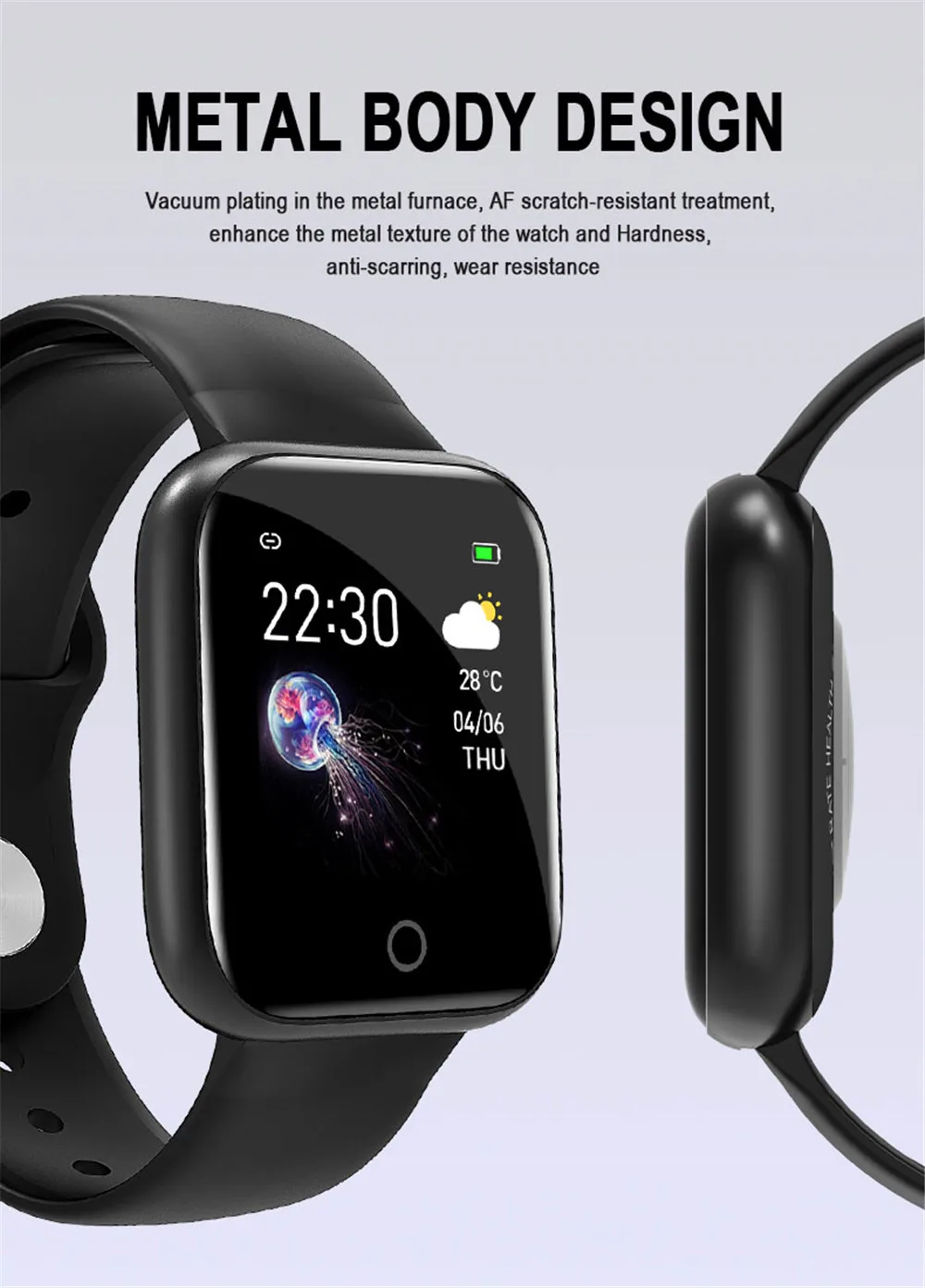 Умный Браслет, фитнес-трекер, часы для здоровья, пульсометр, кровяное давление, водонепроницаемый смарт-браслет для Mi band 4, iPhone 11Pro
