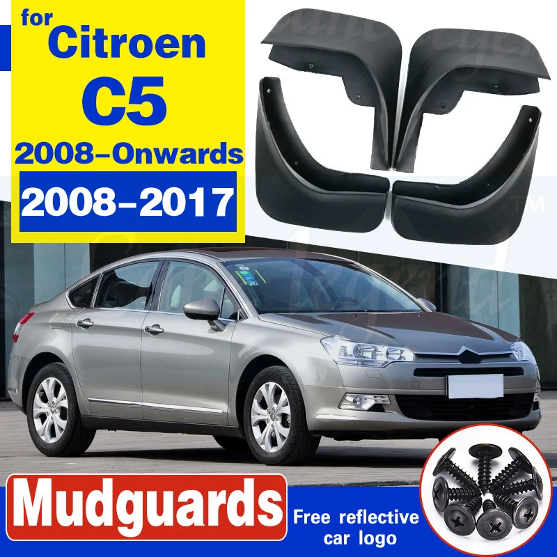 Jeu De Garde-boue Moulé Pour Voiture, Pour Citroën C5 2008 – 2017,  Garde-boue Avant Et Arrière 2014, 2013 - Garde-boue - AliExpress