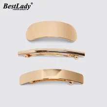 Лучшие женские золотые металлические заколки для волос, свадебные геометрические заколки, модные милые подарки для девушек, аксессуары для волос