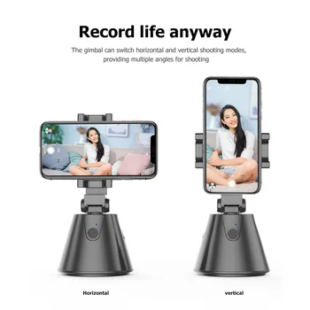 

Camera Holder Gimbal Phone Selfie Stick Tripod Object Face Tracking 360° Rotation Smartphone PTZ Camera with Face Recognition